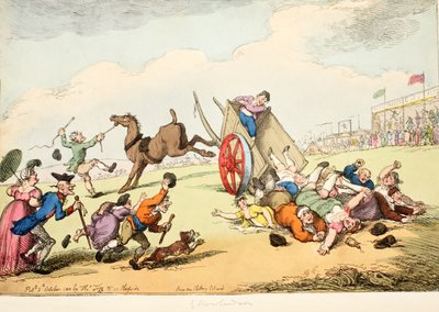 Sport auf einem Jahrmarkt, 1810 von Thomas Rowlandson